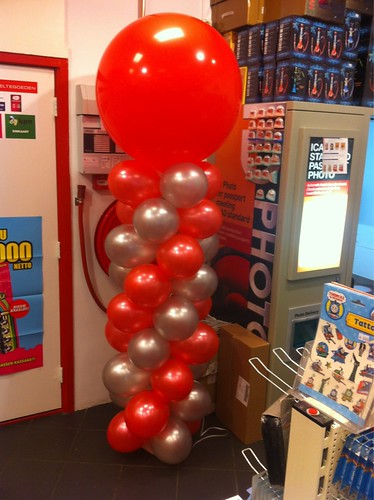  Ballonpilaar Breed Rond Cigo Rotterdam Winnaar Jackpot 29000000