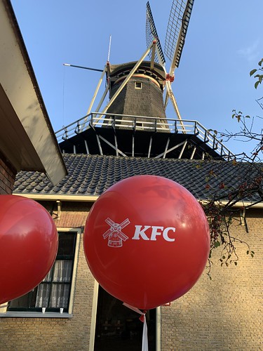  Cloudbuster Rond Bedrukt Bezorgrestaurant Kfc Specerijmolen De Ster Kralingse Plas Rotterdam