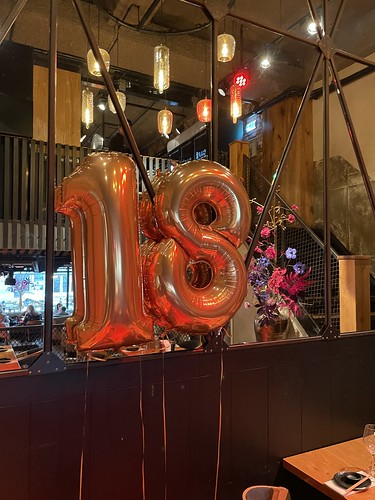  Folieballon Cijfer 18 Verjaardag Cafe In The City Rotterdam