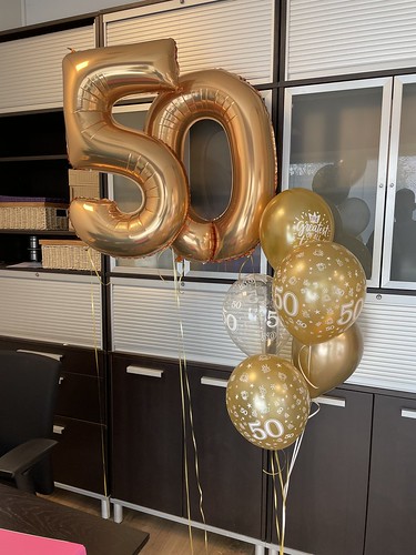  Ballonboeket Verjaardag 50 Jaar Smile Clinic Ommoord Rotterdam