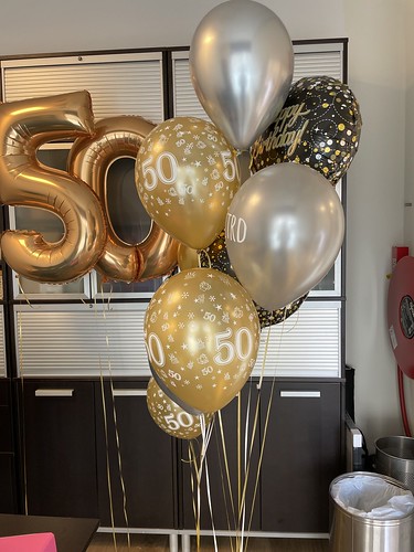  Ballonboeket Verjaardag 50 Jaar Smile Clinic Ommoord Rotterdam