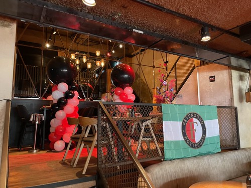 Ballonpilaar Breed Rond Finale As Roma Feyenoord Cafe In The City Rotterdam