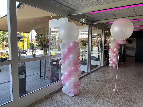  Ballonpilaar Breed Rond En Cloudbuster Rond Het Steurgebouw Rotterdam