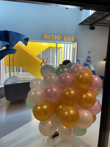  Heliumballonnen Receptie Bruno Roommate Hotel Rotterdam