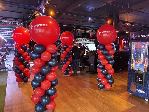  Ballonpilaar Breed Rond Bedrukt Hollywood Event Center Rotterdam