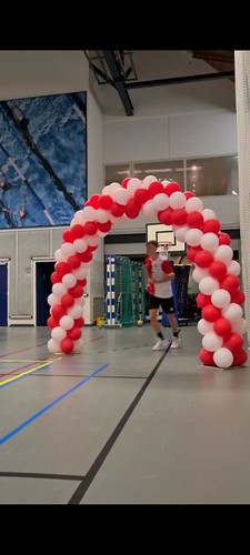  Ballonboog 6m Start Fanclub Handbal Feyenoord Sporthal De Wielewaal Rotterdam