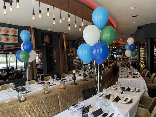  Tafeldecoratie 6ballonnen Folieballon Cijfer 40 Verjaardag The <a href='http://www.rotterdamsballonnenbedrijf.nl/plaatsen/harbour-club' class='w3-text-indigo'>Harbour Club</a> Rotterdam