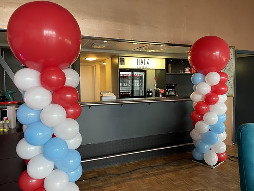  Ballonpilaar Breed Rond Wk Wedstrijd Nederland Equador Maaslounge Hal4 Aan De Maas Rotterdam