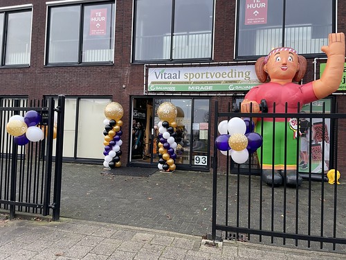  Ballonpilaar Breed Rond Ballontoef Verjaardag 50 Jaar Sarah Vitaal Sportvoeding Hoogvliet Rotterdam