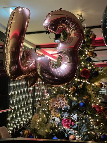  Folieballon Cijfer 43 Verjaardag Kerst The Harbour Club Rotterdam