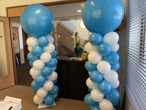  Ballonpilaar Breed Rond Montessori Basisschool De Clipper Rotterdam