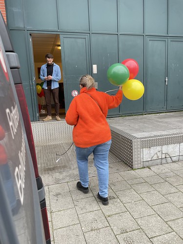  Heliumballonnen Rechtbank Gerechtsgebouw Rotterdam