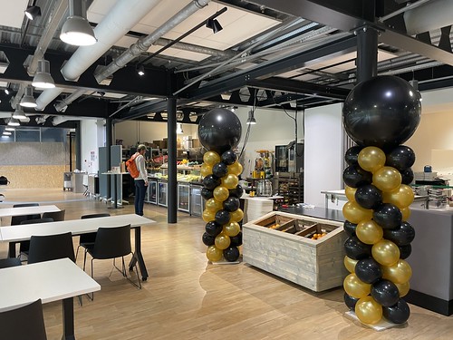  Ballonpilaar Geslaagd Diplomering Diplorma Uitreiking <a href='http://www.rotterdamsballonnenbedrijf.nl/plaatsen/hogeschool-museumpark' class='w3-text-indigo'>Hogeschool Museumpark</a> Rotterdam