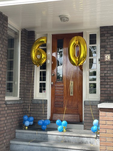  Folieballon Cijfer 60 Verjaardag Hillegersberg Schiebroek Rotterdam