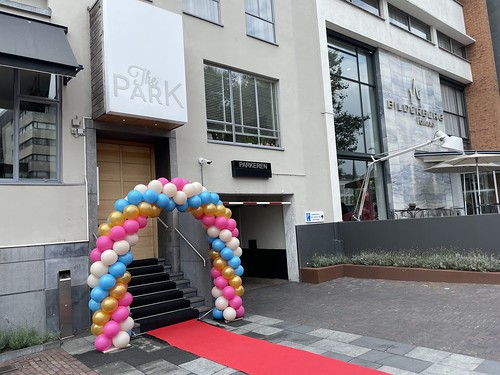  Ballonboog 6m Restauranr The Park <a href='http://www.rotterdamsballonnenbedrijf.nl/plaatsen/bilderberg-parkhotel' class='w3-text-indigo'>Bilderberg Parkhotel</a> Rotterdam