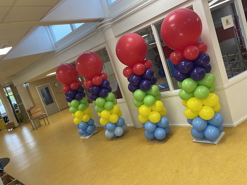  Ballonpilaar Breed Rond Kinderboekenweek Obs De Kleine Pijler Rotterdam