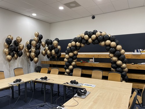  Gronddecoratie 7ballonnen Ballonboog 6m Spie Hoogvliet Rotterdam