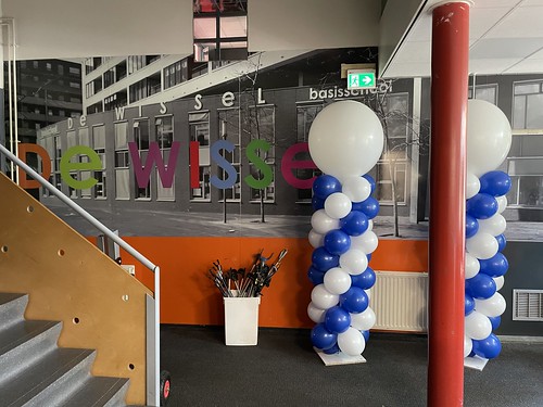  Ballonpilaar Basisschool De Wissel Rotterdam