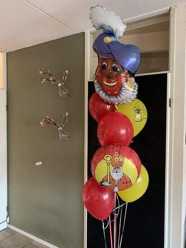 Ballonboeket Sinterklaas Zwarte Piet