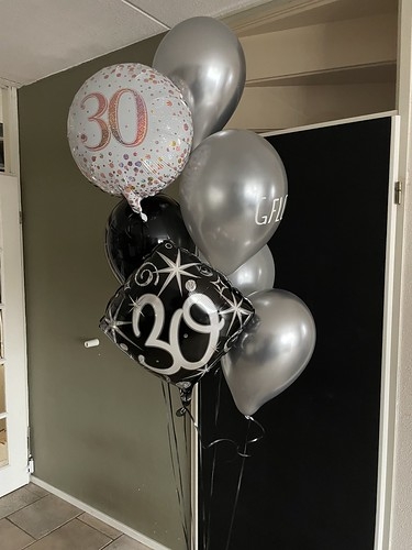 Ballonboeket Verjaardag 30 jaar