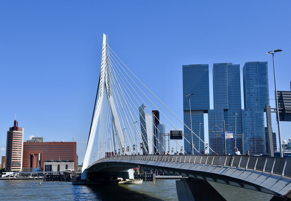 De 20 beste accommodaties nabij Rotterdam Erasmusbrug