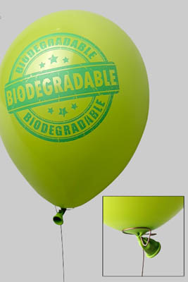 Biologisch afbreekbare ballonnen