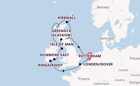 Cruise Britse Eilanden