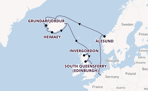 Cruise Noord-Europa