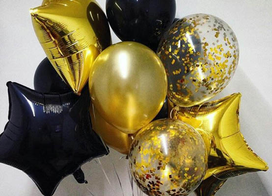 Read here the difference between latex and foil balloons.