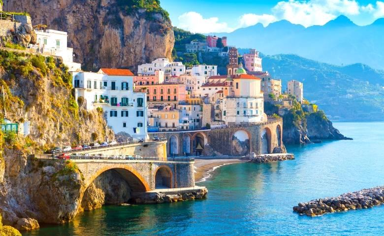 Sorrento kust Italië