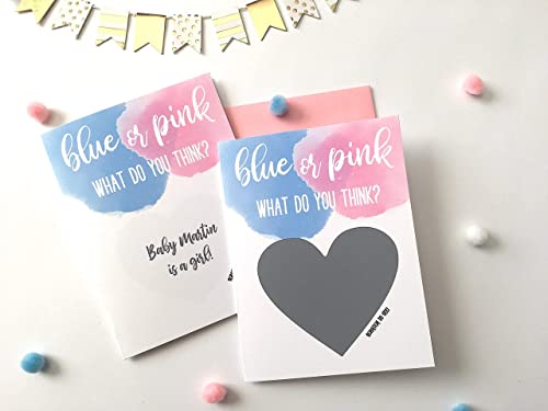 Gender Reveal Kraskaarten