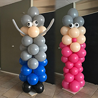 Balloon Pillar Abraham Sarah