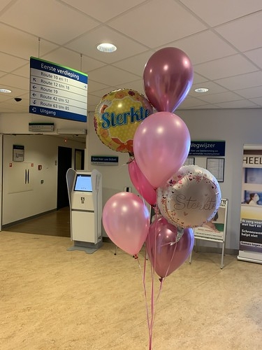 Ballonboeket Sterkte Beterschap Ikazia Ziekenhuis Rotterdam