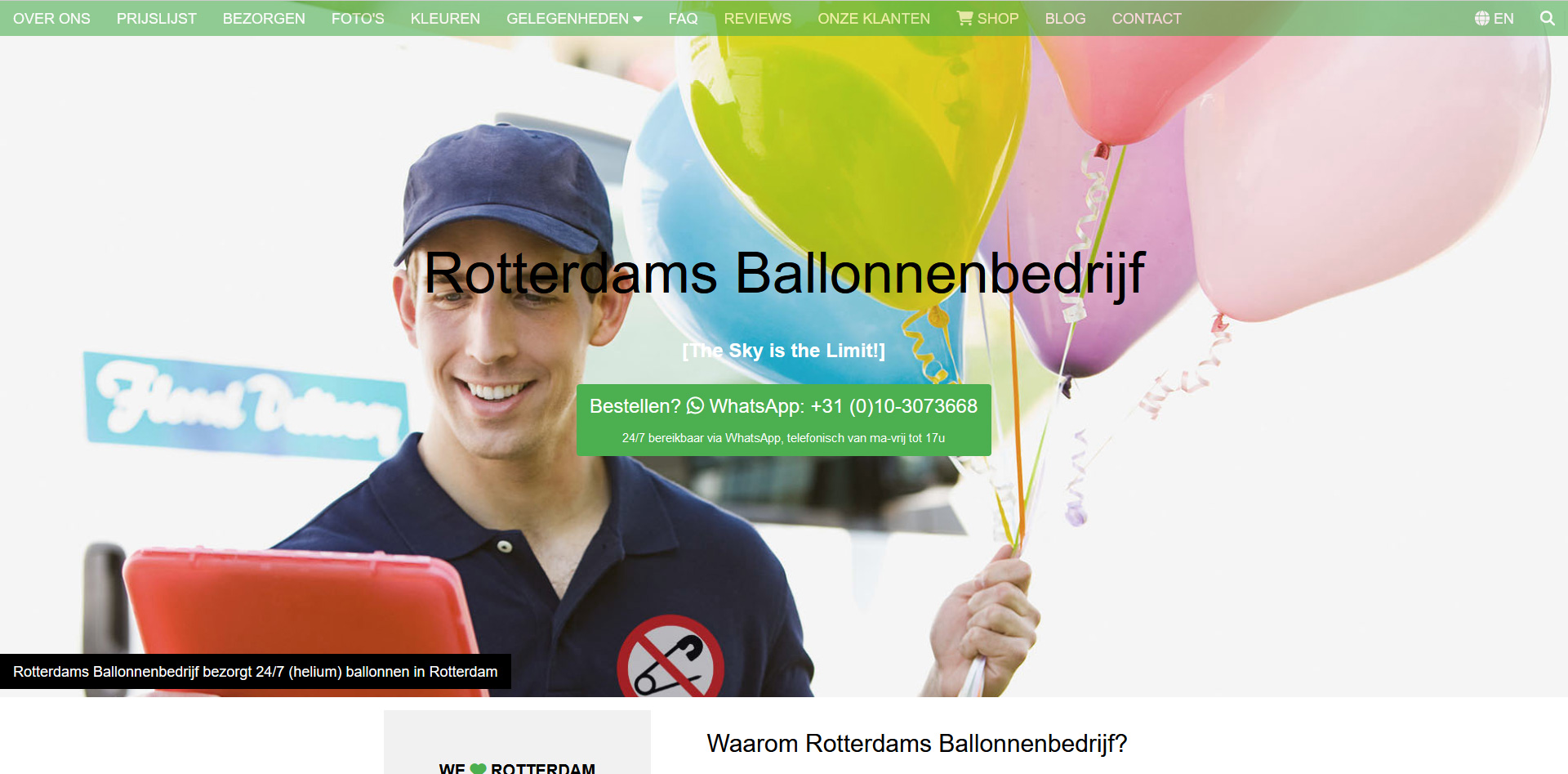 Ballonnen met helium zorgen voor een feestelijke sfeer! 100% biologisch afbreekbaar en met een lintje geleverd.